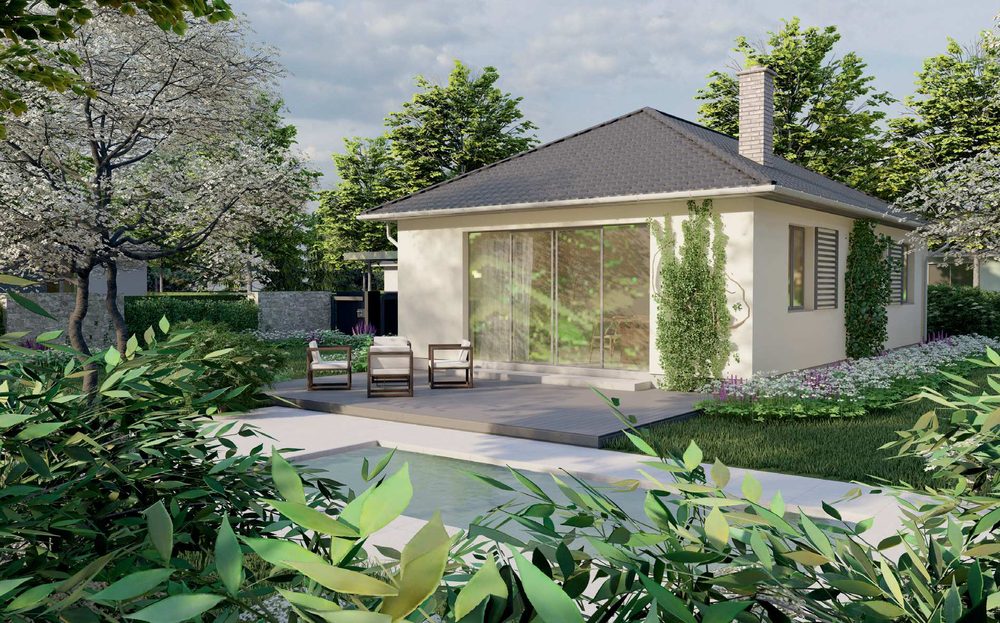 Modulární dům Alnus V – Jednopodlažní dům pro 2 osoby