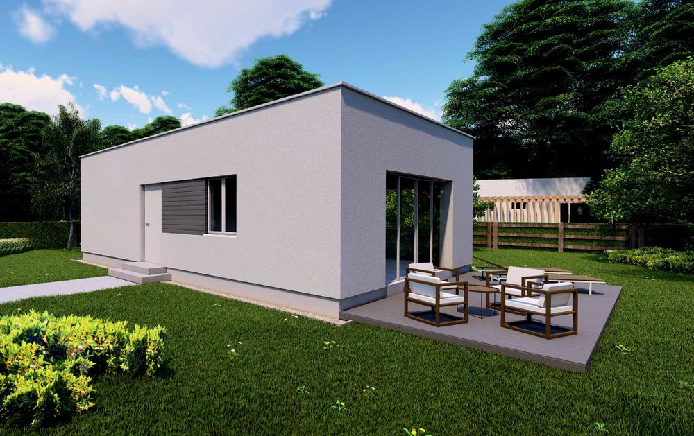 Modulární dům Alnus F – Jednopodlažní dům pro 2 osoby